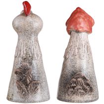 položky Keramické dekoračné kuriatka Veľkonočný kohút a sliepka V20/22cm 2 kusy