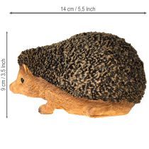 položky Dekoratívna figúrka ježka jesenná ručne maľovaná hnedá 14×9,5×9cm