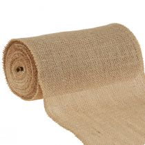 položky Jutová stuha prírodný rustikálny behúň Jutová stuha na stôl 20cm 9m