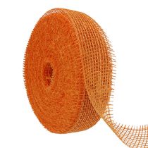 položky Jutová stuha, svetlooranžová, šírka 5 cm, dĺžka 40 m