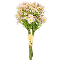 položky Umelá kytica z harmančeka pre žiarivú a nenáročnú dekoráciu domácnosti, 28 cm, 3 kusy