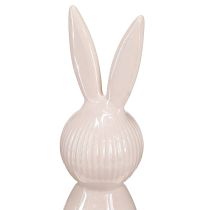 položky Dekoratívna keramická figúrka králika pre moderný interiérový dizajn, 22 cm