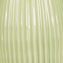 položky Keramická figúrka veľkonočného zajačika v pastelovo zelenej farbe, stolová dekorácia, 22 cm, 2 kusy