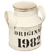 položky Džbán Kovová dekorácia &quot;Originál 1982&quot; Krémová hrdza V13cm 2ks