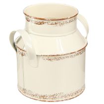 položky Kovový dekoratívny džbán „Original 1982“ krémovo hrdzavý, V16cm, 2 ks