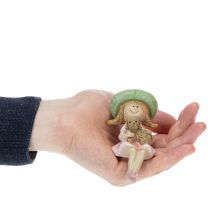 položky Polica na poličku Usmievavé dievča so psom Ø4,5 cm V9,5 cm
