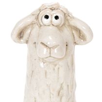položky Keramická figúrka ovečky, sediaca ovečka, na veľkonočnú a celoročnú dekoráciu, 18 cm, 3 kusy