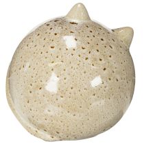 položky Keramická dekoratívna figúrka mačky, okrúhly dizajn do obývačky alebo spálne, 13 cm