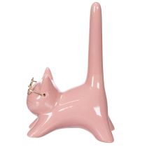 položky Dekoratívna figúrka mačky, ideálna dekorácia do spálne a kúpeľne, 14 cm, 2 kusy