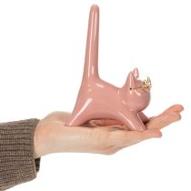 položky Dekoratívna figúrka mačky, ideálna dekorácia do spálne a kúpeľne, 14 cm, 2 kusy