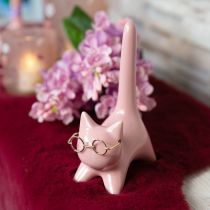 položky Dekoratívna figúrka mačky, ideálna dekorácia do spálne a kúpeľne, 14 cm, 2 kusy