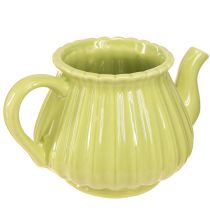 položky Keramický dekoračný kvetináč ružový zelený 19,5×13,5×11cm 2 ks