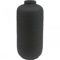 položky Keramická váza Čierna Dekoračné vázy Rustikálne Ø15,5cm H34cm