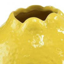 položky Keramická váza žltá citrónová dekorácia Stredomor Ø12cm V14,5cm