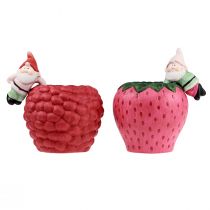 položky Keramický črepník okrajový vešiak trpasličí Ø14,5cm 2ks