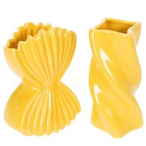 položky Dekoratívna váza na cestoviny, keramická, stredomorská, do obývačky a kancelárie, 16 cm