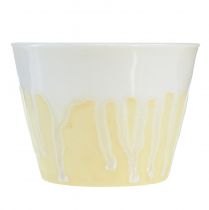 položky Citronelová sviečka v hrnci keramická žltá krémová Ø8,5cm