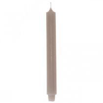 položky Sviečka dlhá stolná sviečková tyč sviečka šedá Ø3cm V29cm