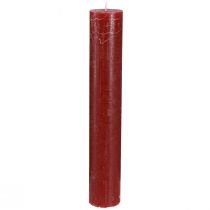 položky Sviečky stálofarebné tyčinkové sviečky tmavočervené 50×300mm 4 ks