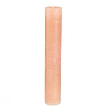 položky Sviečky tyčinkové sviečky voskové sviečky oranžová broskyňa 50x300mm 4 ks