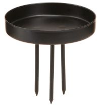 položky Svietnik na adventný veniec kovový matný čierny Ø8cm 4 ks