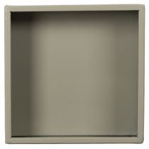 Článok Zelený kockový kvetináč, 22 cm, s vyvýšeným stojanom