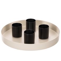 položky Magnetický svietnik, matný povrch, 4 cm, 4 kusy