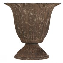 Článok Svietnik trofejný starožitný tyčový svietnik kovový Ø10cm V9,5cm