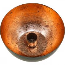 položky Čierno-bronzový svietnik, kužeľovitý svietnik, Ø13cm V6cm