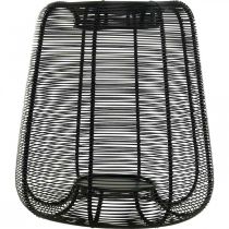 položky Svietnik Čierny kovový košík Svietnik Ø24cm V26cm