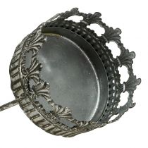 Článok Svietnik strieborný antický Ø7cm V12cm 4ks