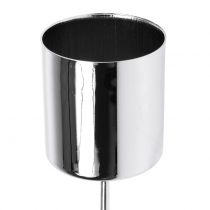 položky Strieborné svietniky na kužeľovité sviečky Ø3,2 cm, 4 kusy