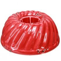 položky Svietnik na palicové sviečky forma na pečenie červená keramická 8cm 6 ks