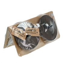 položky Svietnik v hnedej farbe Ø9cm 4 ks