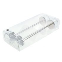 položky Svietnik so sklom na palicu 4 ks