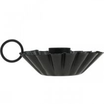 položky Svietnik čierny Svietnik kovová dekorácia na stôl Ø9,5cm V3cm