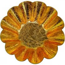 položky Držiak na čajové sviečky, vianočná dekorácia, plech na pečenie, čierno-zlatý, Ø12cm, 2 ks