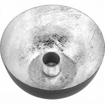 položky Svietnik Čierny Strieborný Svietnik Ø13cm V6,5cm