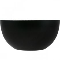 položky Svietnik čierna strieborná vianočná dekorácia Ø13cm V6,5cm