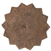 Článok Svietnik na nalepenie Ø11cm V8cm hrdzavý efekt 4ks