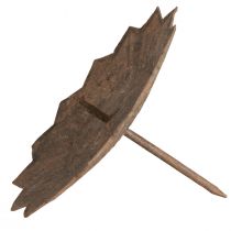 Článok Svietnik na nalepenie Ø11cm V8cm hrdzavý efekt 4ks