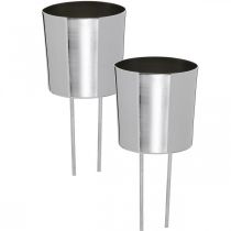 položky Svietnik na nalepenie strieborný svietnik Ø5cm 4 ks