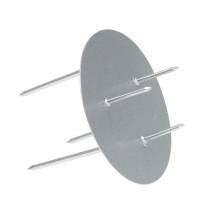 položky Svietnik na nalepenie strieborný Ø6,5cm 12ks