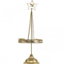 položky Svietnik Pilier Sviečka Star Gold Ø23cm V49,5cm