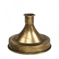 položky Svietnik Zlatý kovový svietnik starožitného vzhľadu V8,5 cm