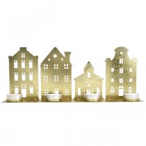 položky Svietnik vianočné osvetlenie Deco Houses Gold 52×12cm
