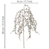 položky Umelý borovicový konár so šiškami, dekoratívny borovicový konár, umelý, 80 cm, 3 kusy
