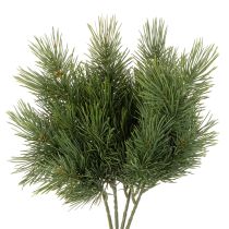 položky Umelý borovicový konár na zimnú dekoráciu, 40 cm, 4 kusy