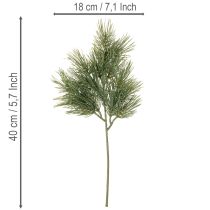 položky Umelý borovicový konár na zimnú dekoráciu, 40 cm, 4 kusy