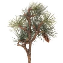položky Umelá borovicová vetvička so šiškami, dekorácia do obývačky, 93 cm